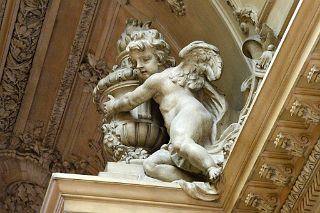 21 Baby Winged Angel In Salon de Bustos Hall Of Busts Teatro Colon Buenos Aires